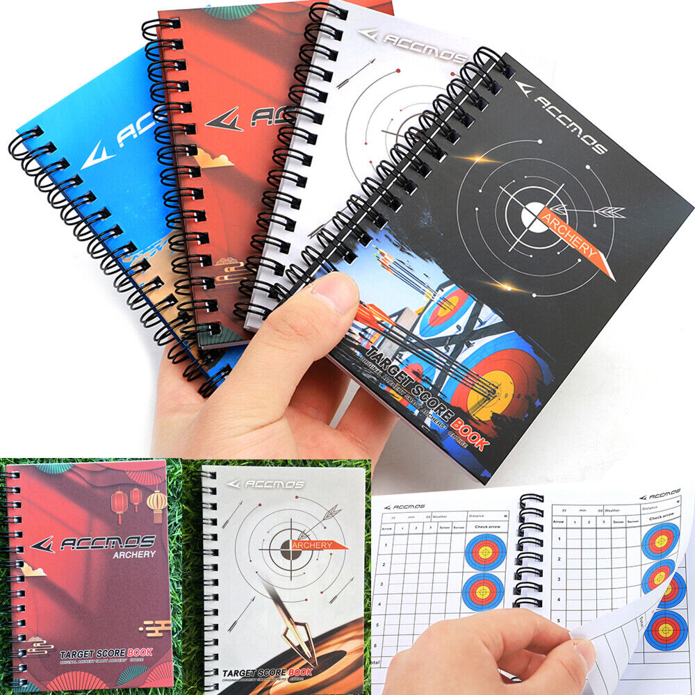 Archery Target Score Book Record Keeping Pocket 50Page Recurve Bow Shooting Game